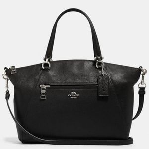 NWT Coach 79997 Small Prairie Pebble Leather Satch